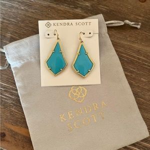 Kendra Scott Turquoise Drop Alexa Earrings